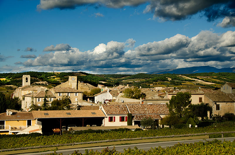 Le village de Buisson,Haut-Vaucluse