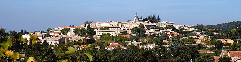 le village viticole de Visan,Nord-Vaucluse