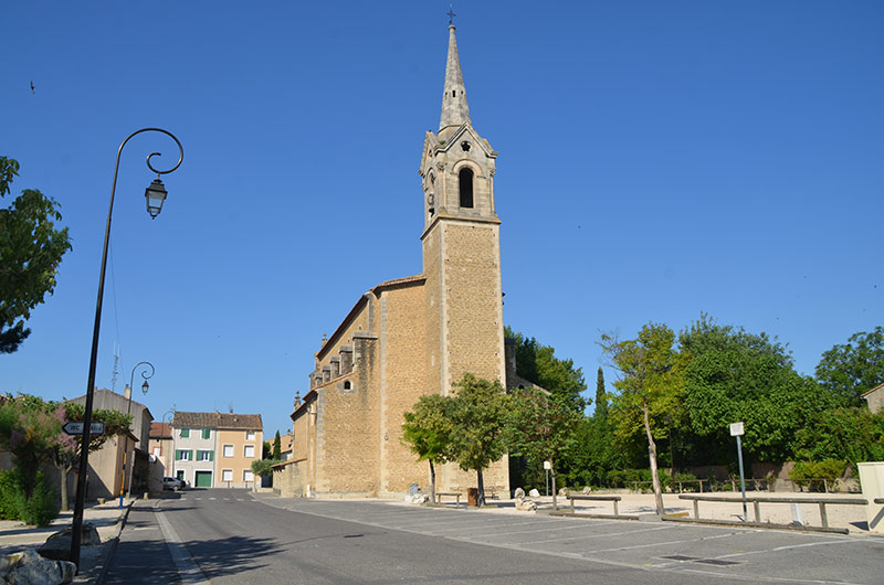 la plaine du Comtat Venaissin a Althen les paluds