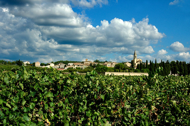 Le village d'Aubignan,Vaucluse