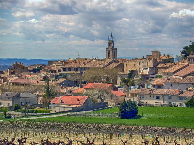 Le village viticole de Visan Haut-Vaucluse