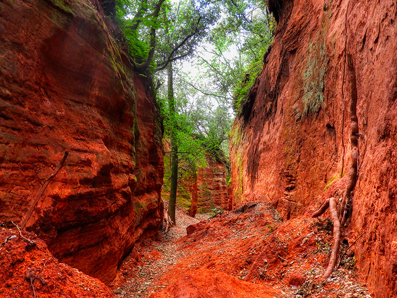  le canyon des Ocres de Mormoiron