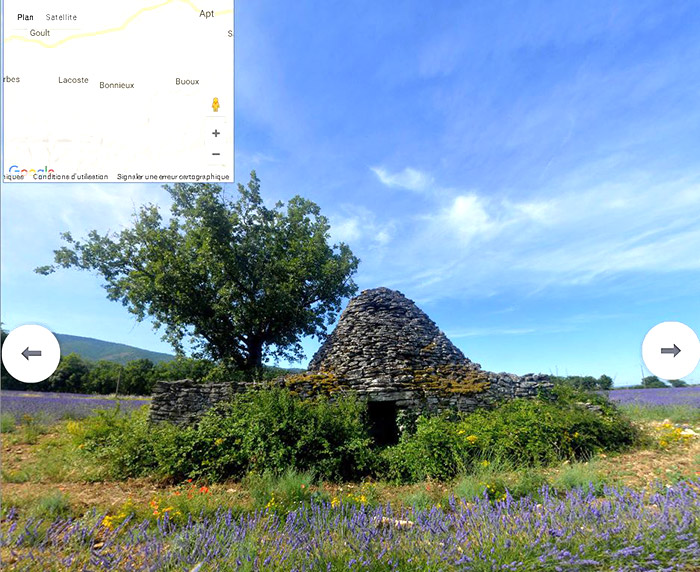 champs de  Lavande et Borie Plateau des Claparède Visite virtuelle 360°