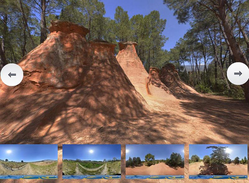 Cliquez, visite virtuelle des demoiselles coiffées des Baux au Pied du Mont-Ventoux