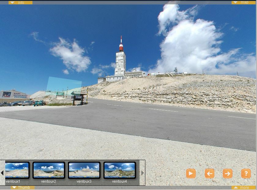 Cliquez  pour voir la visite virtuelle du Mont-Ventoux